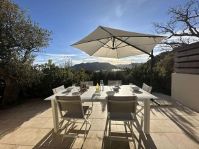 Villa 4 pièces, vue mer imprenable, 9 pers., Porto-Vecchio - FR-1-62-179